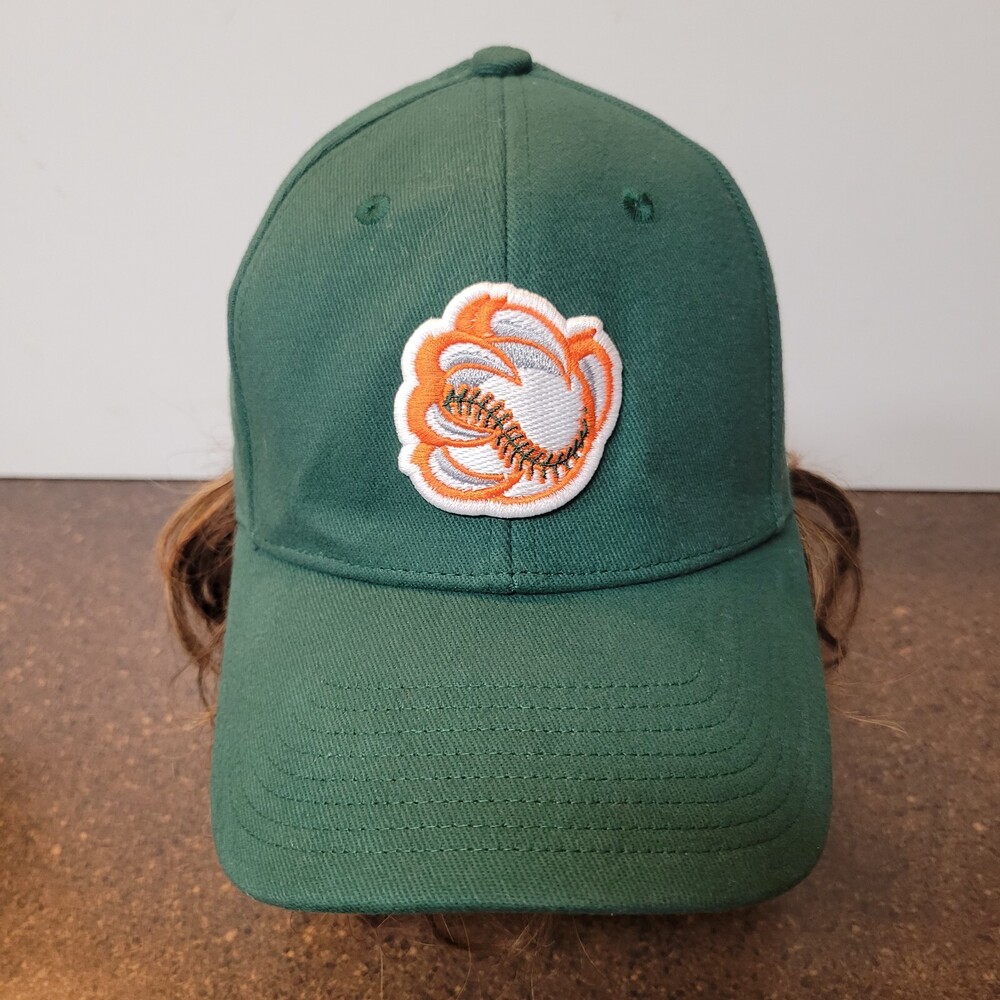 MLB Boise Hawks adidas Baseball Cap Unisex Adults XS/S Green Curved Brim Hat